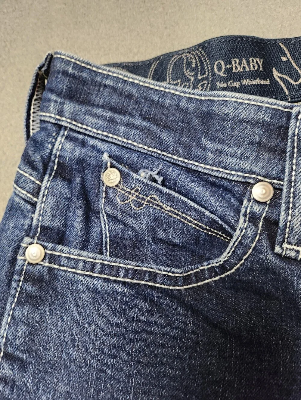 Wrangler Ultimate Riding Q-Baby Mid Rise Jeans Bootcut - Picture 6 of 14